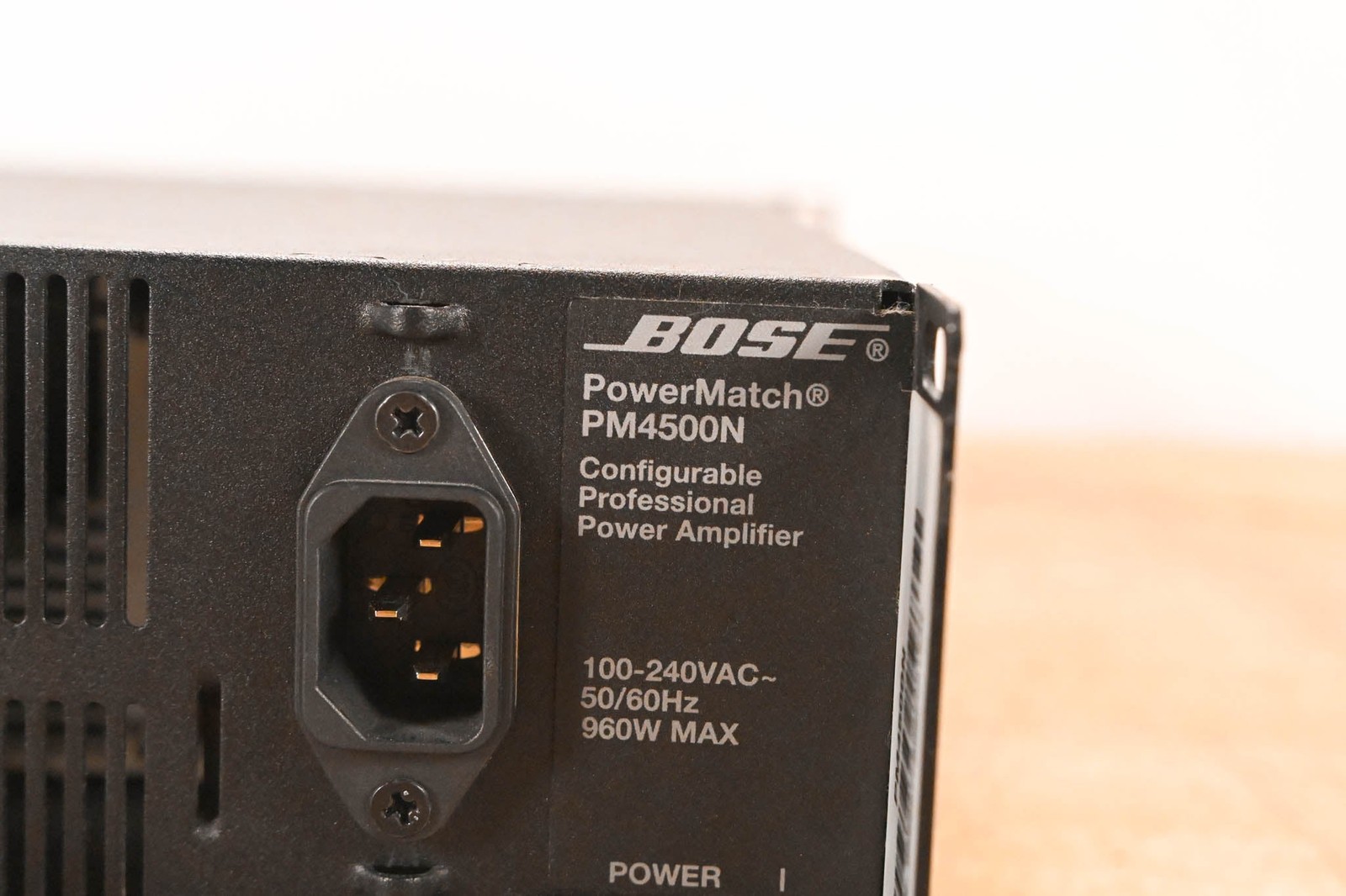 Bose PowerMatch PM4500N Configurable Power Amplifier CG01VTU