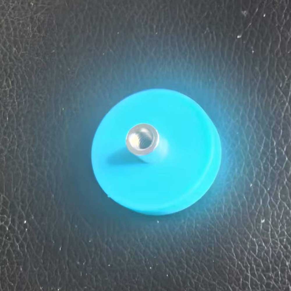 4PC Blue Magnetic Mount D32mm Convex M5 Thread Stud Signal Lights Camera Tools