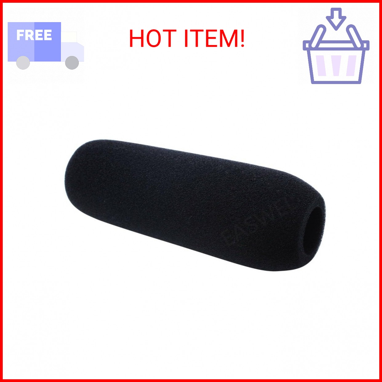 NEW Foam Windscreen Fit for Canon XL1,XL-1, XL1s, XL2, XL-2, XL-H1, XLH1 microph