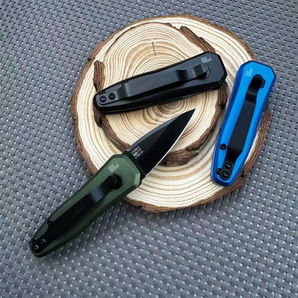 Fast Delivery Three Colors Pocket Folding Knife Aviation Aluminum Hunting Knives