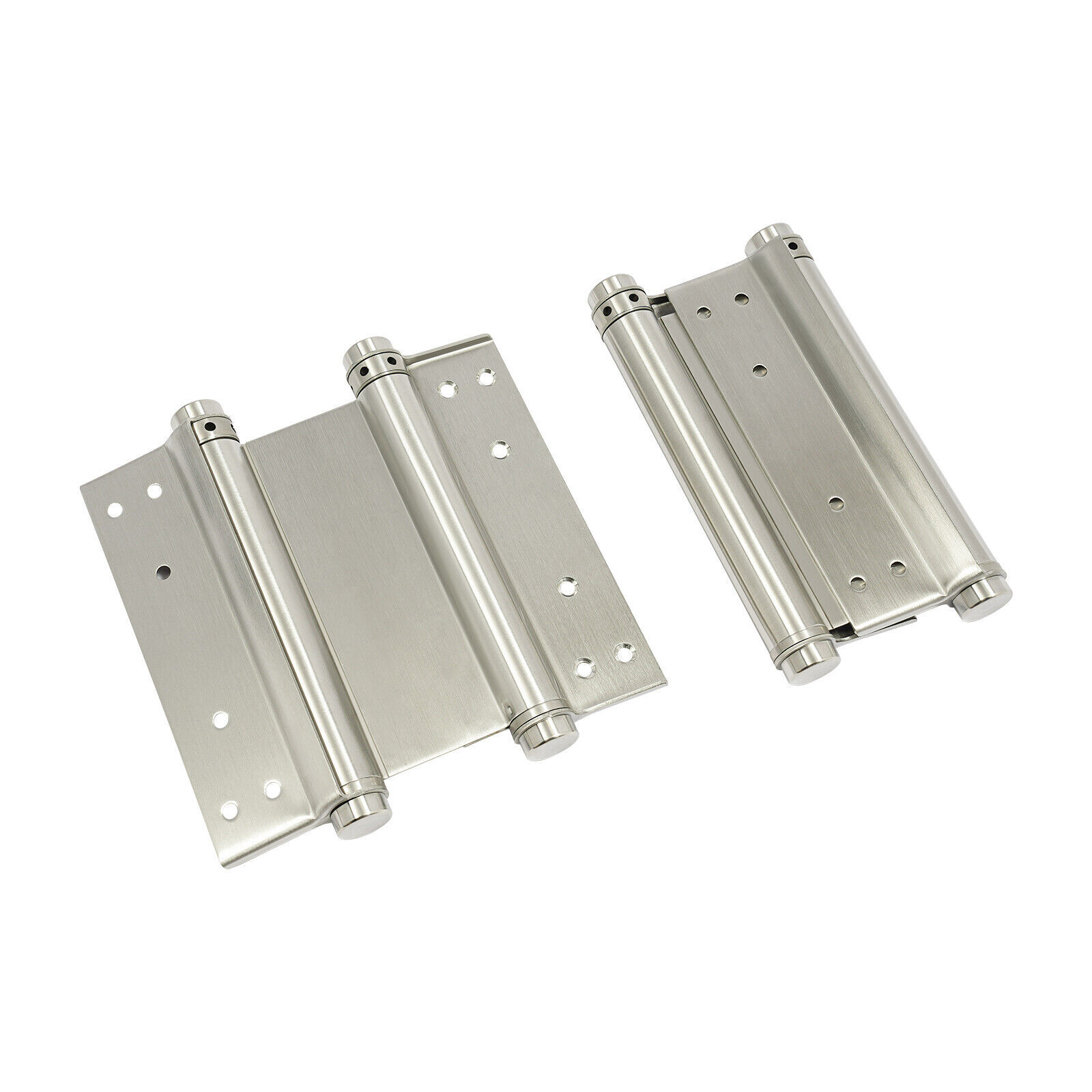 2 PCS Stainless Steel Cafe Saloon Door Self Closing Double Action Spring Hinges