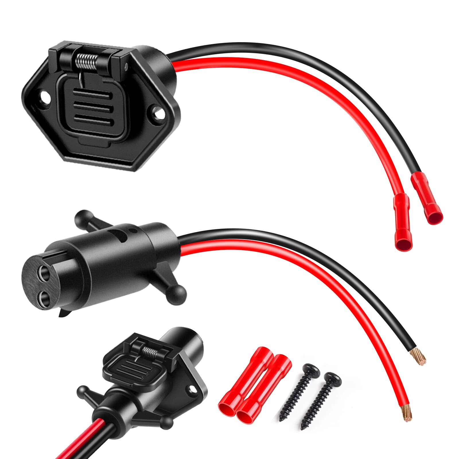 Trolling Motor Plug,Professional Waterproof Trolling Motor Plugs 12V-24V