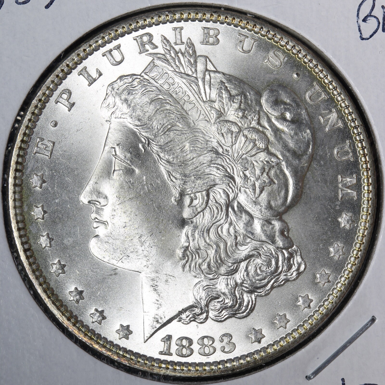 1883 Morgan Silver Dollar CHOICE GEM BU *UNCIRCULATED* MS E376 STIFY