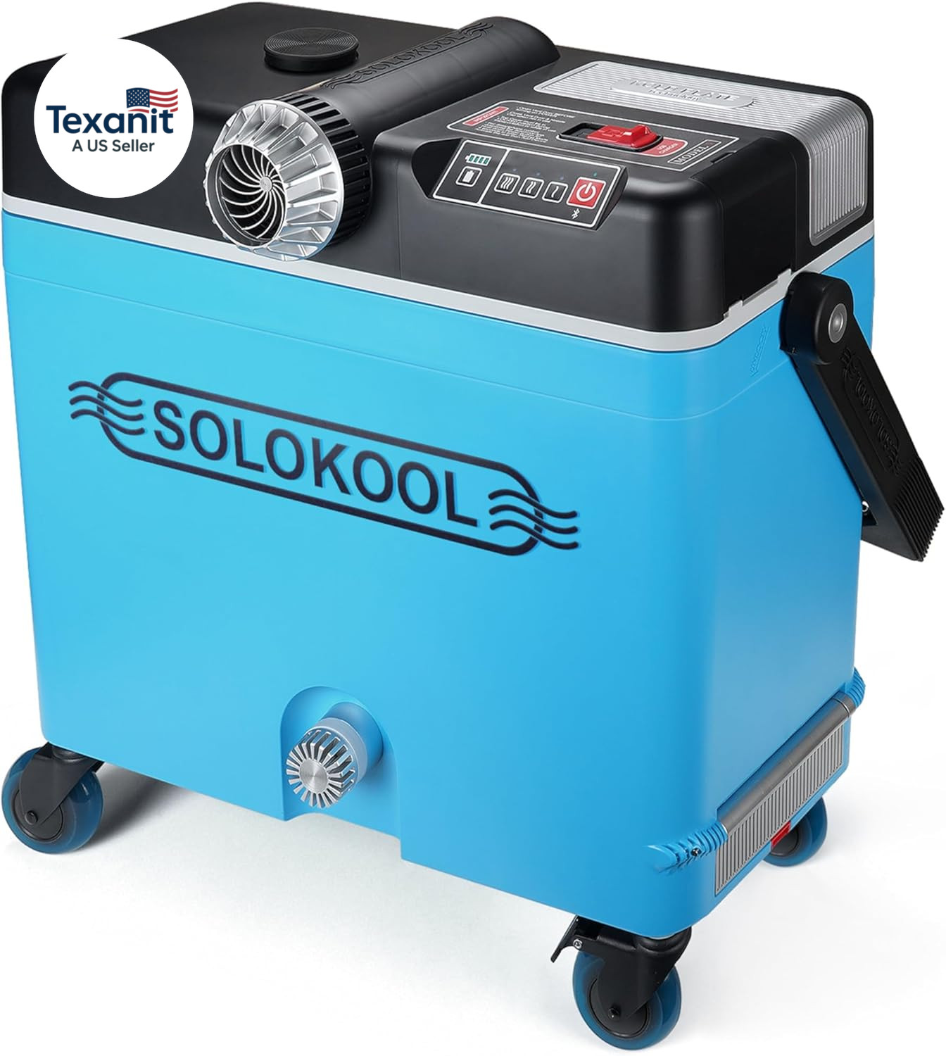Model V - Insulated Hard Cooler & Portable Air Conditioner | 2-In-1 Design for P
