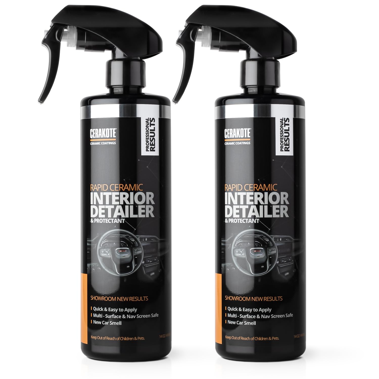 Rapid Ceramic Interior Detailer  MultiSurface Cleaner Spray, 28 fl oz