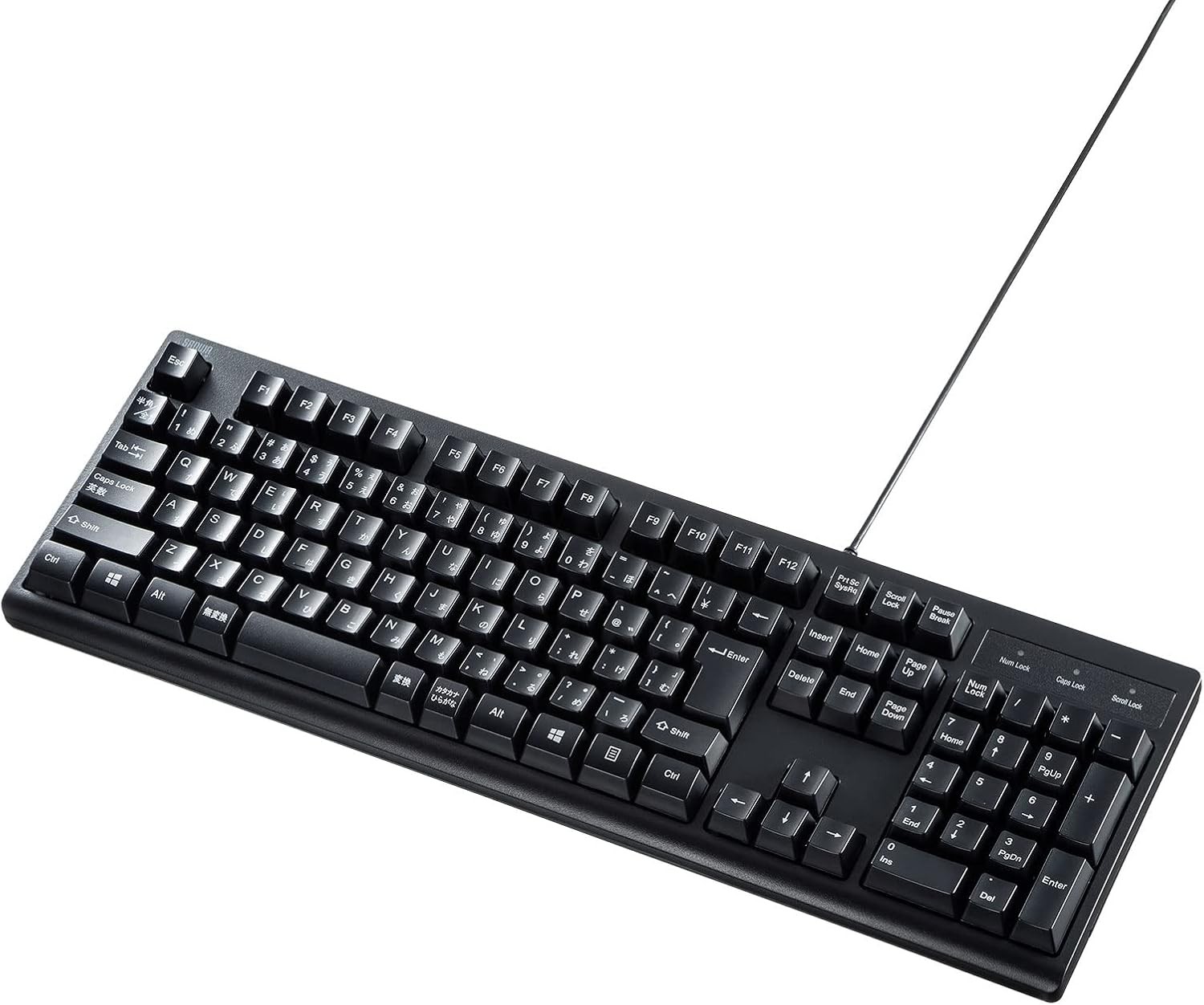 Sanwa Supply Keyboard Wired USB Connection Waterproof Dustproof 109key SKB-BS6BK