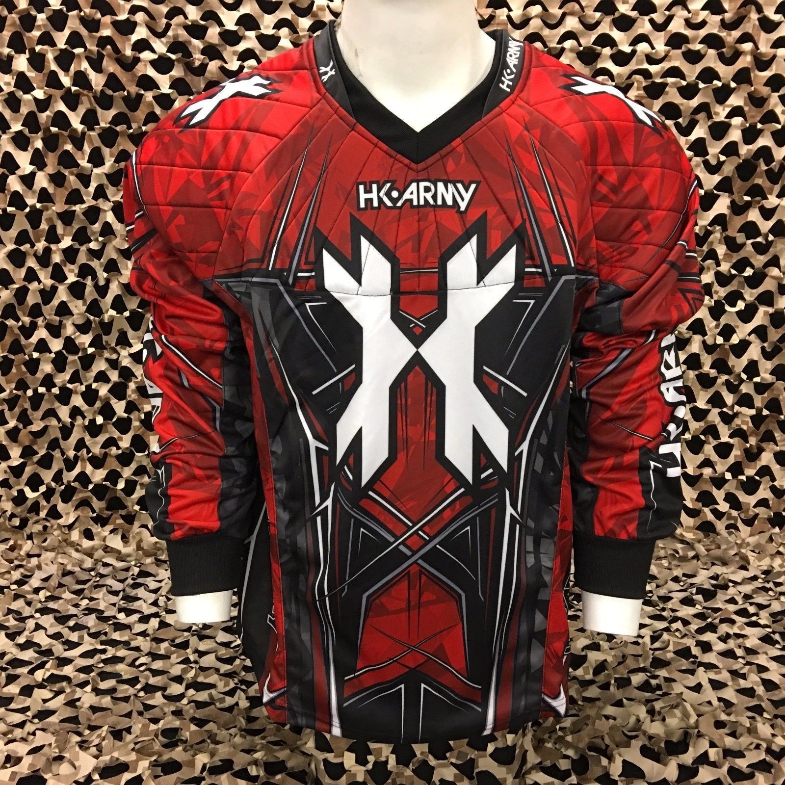New HK Army HSTL Paintball Jersey - Red - Medium