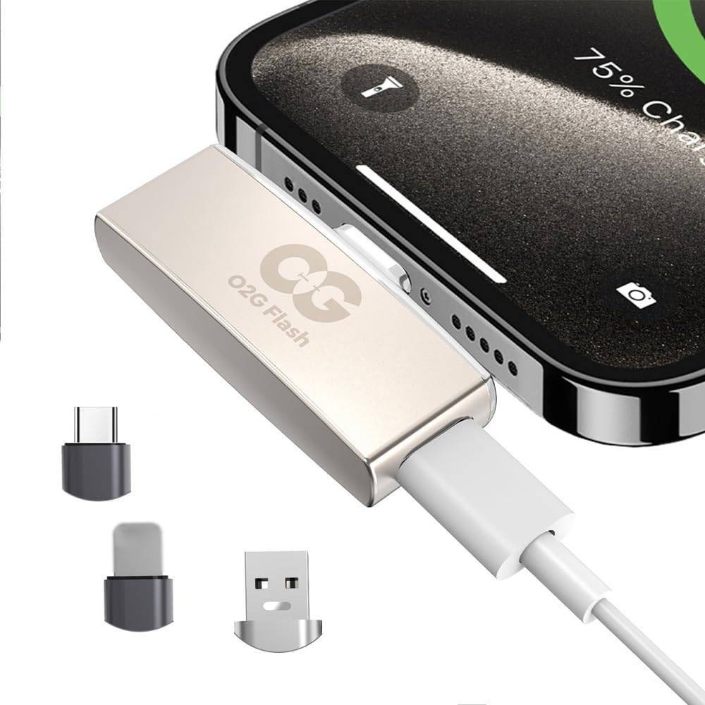 256GB USB-C Flash Drive, Photo Stick/Memory+OG Adapter for Iphone/Ipad/Android