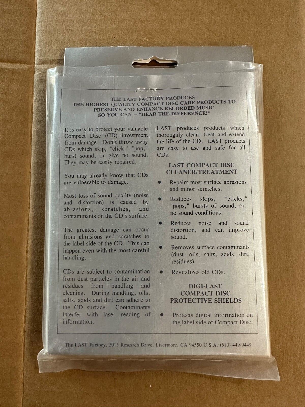 LAST Compact disc protective shields. New. 19 count.