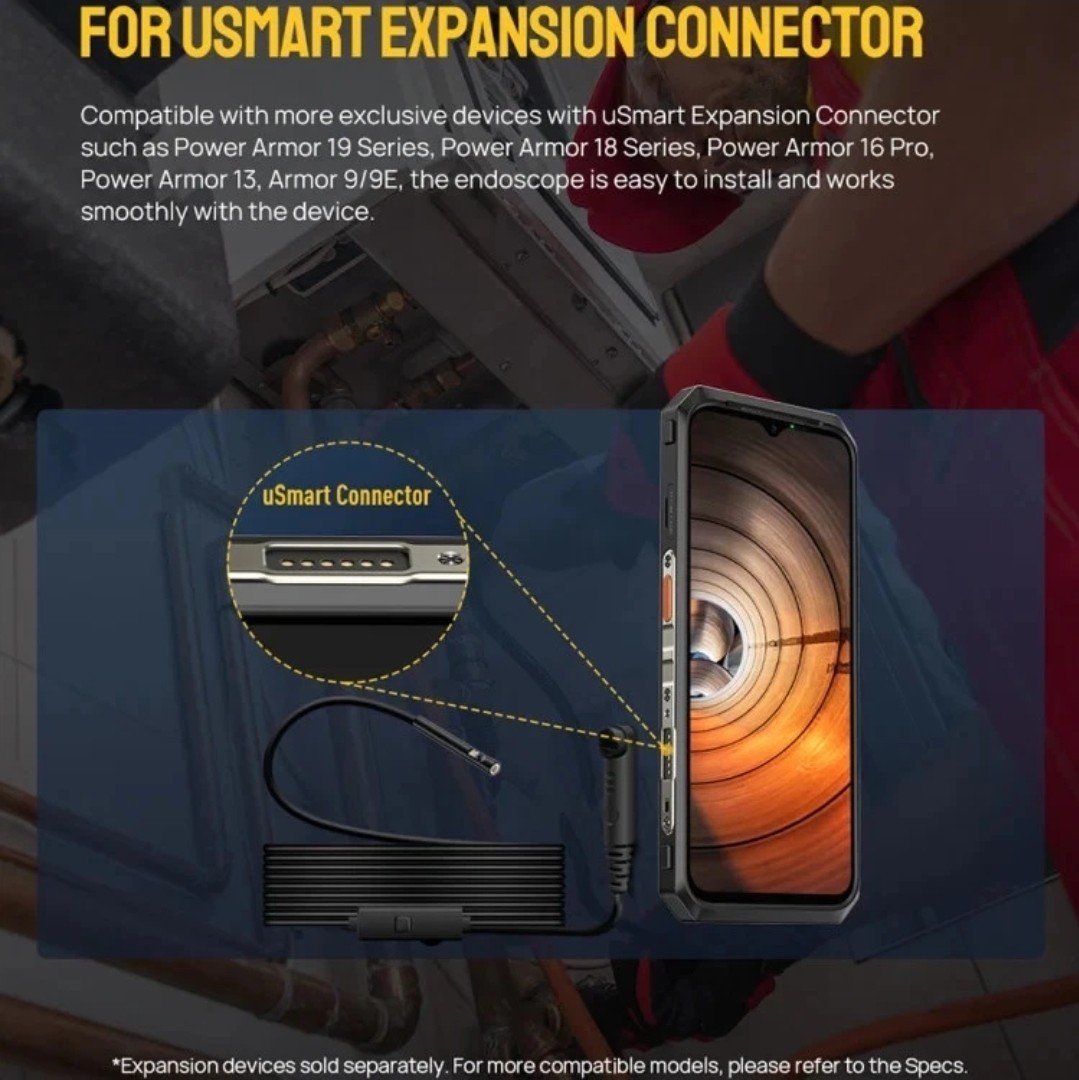 Endoscope E2 IP67 Waterproof Digital Endoscope for Ulefone Armor 9 / 9E / Power
