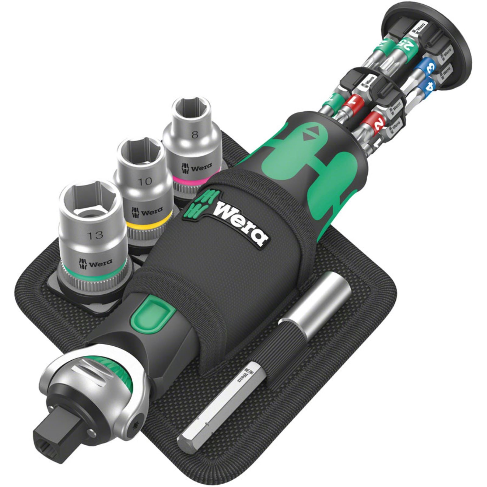 Wera 8009 Zyklop Ratchet Pocket Set 2, 18 pieces 05004281001