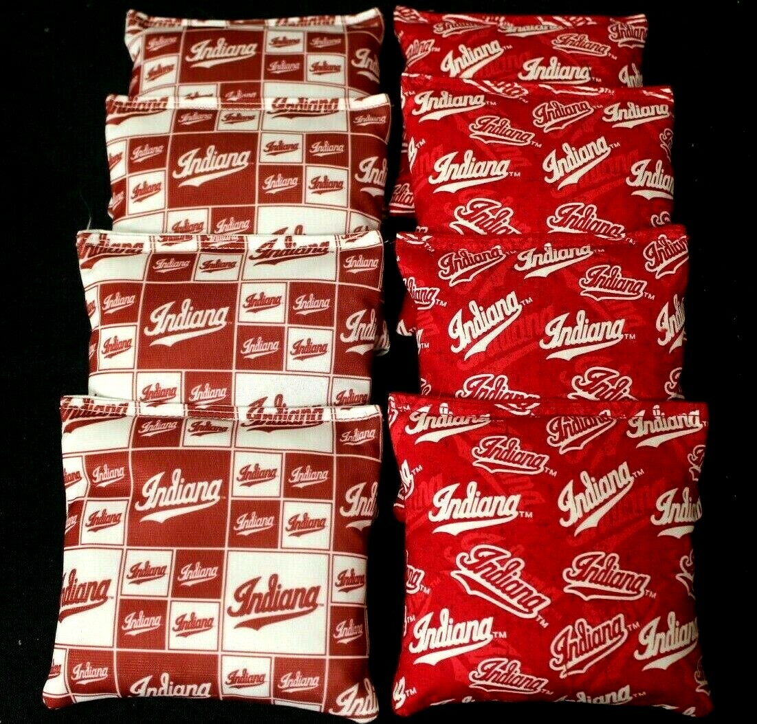 INDIANA HOOSIERS MENS BASKETBALL 8 Cornhole Bean Bags ACA Regulation