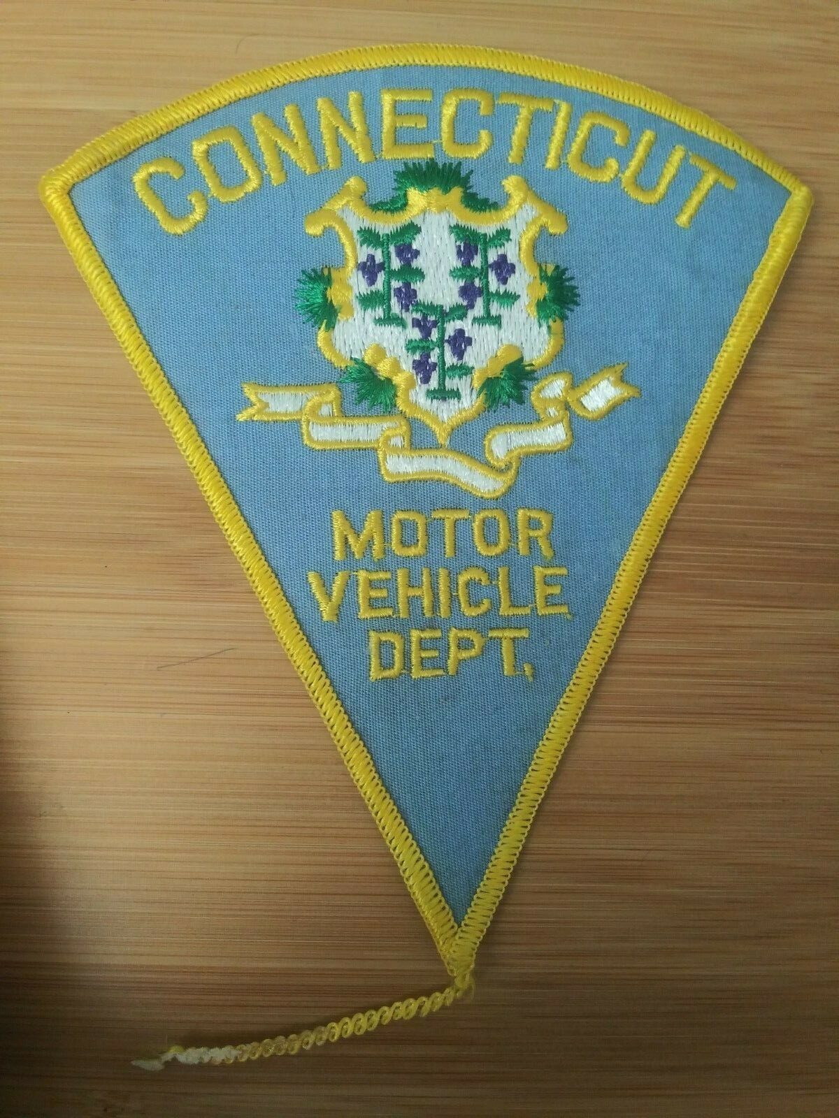 Original Vintage Connecticut Motor Vehicle Dept. Patch