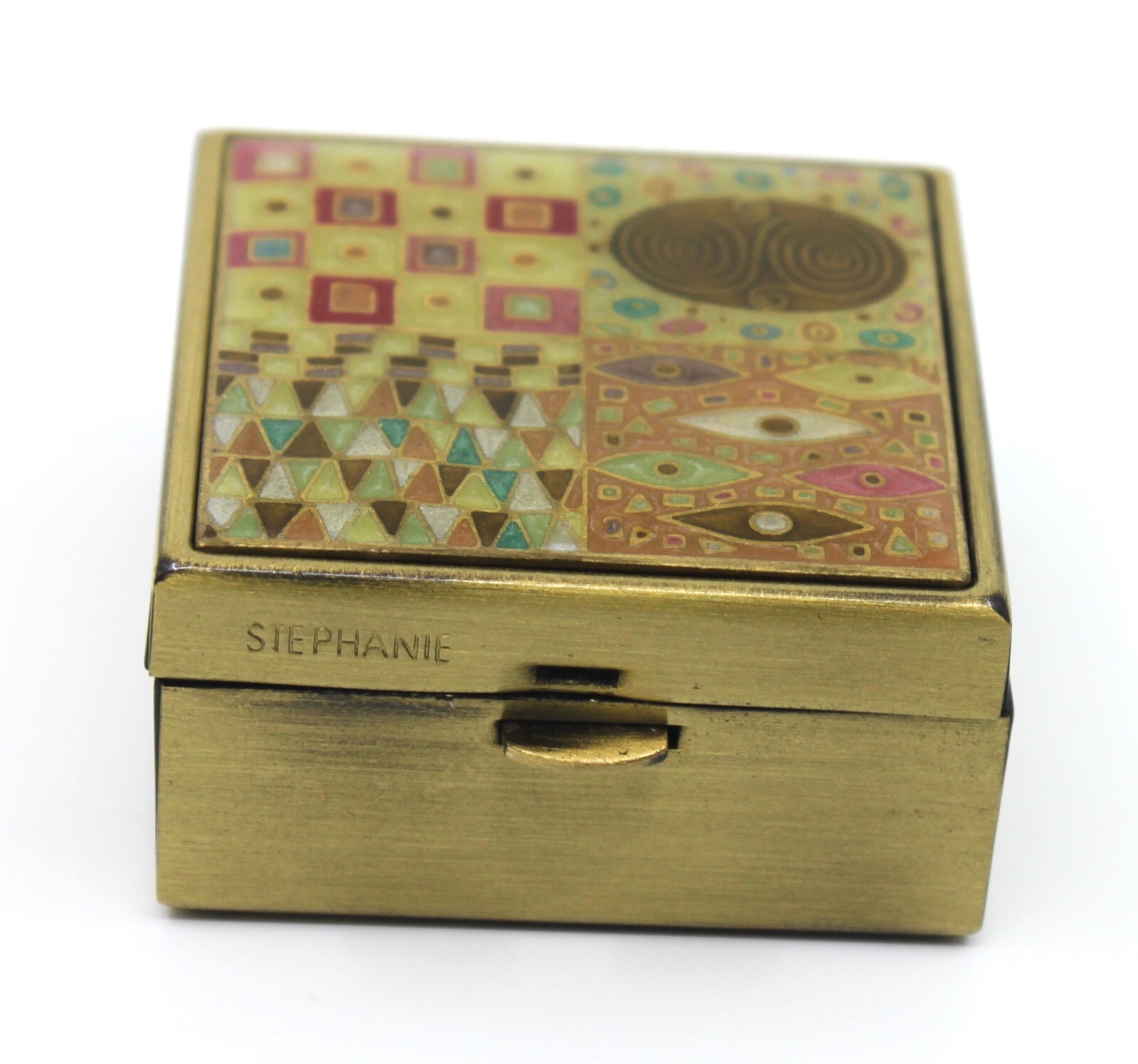 Stephanie Pocket Travel Square Pill Box Size 2 Section 1.75 x 1.75” New