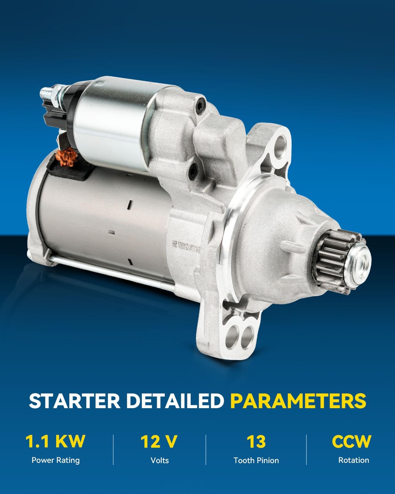 Philtop Starter Motor Replacement For 2013-2018 Jetta 2014-2022 Passat