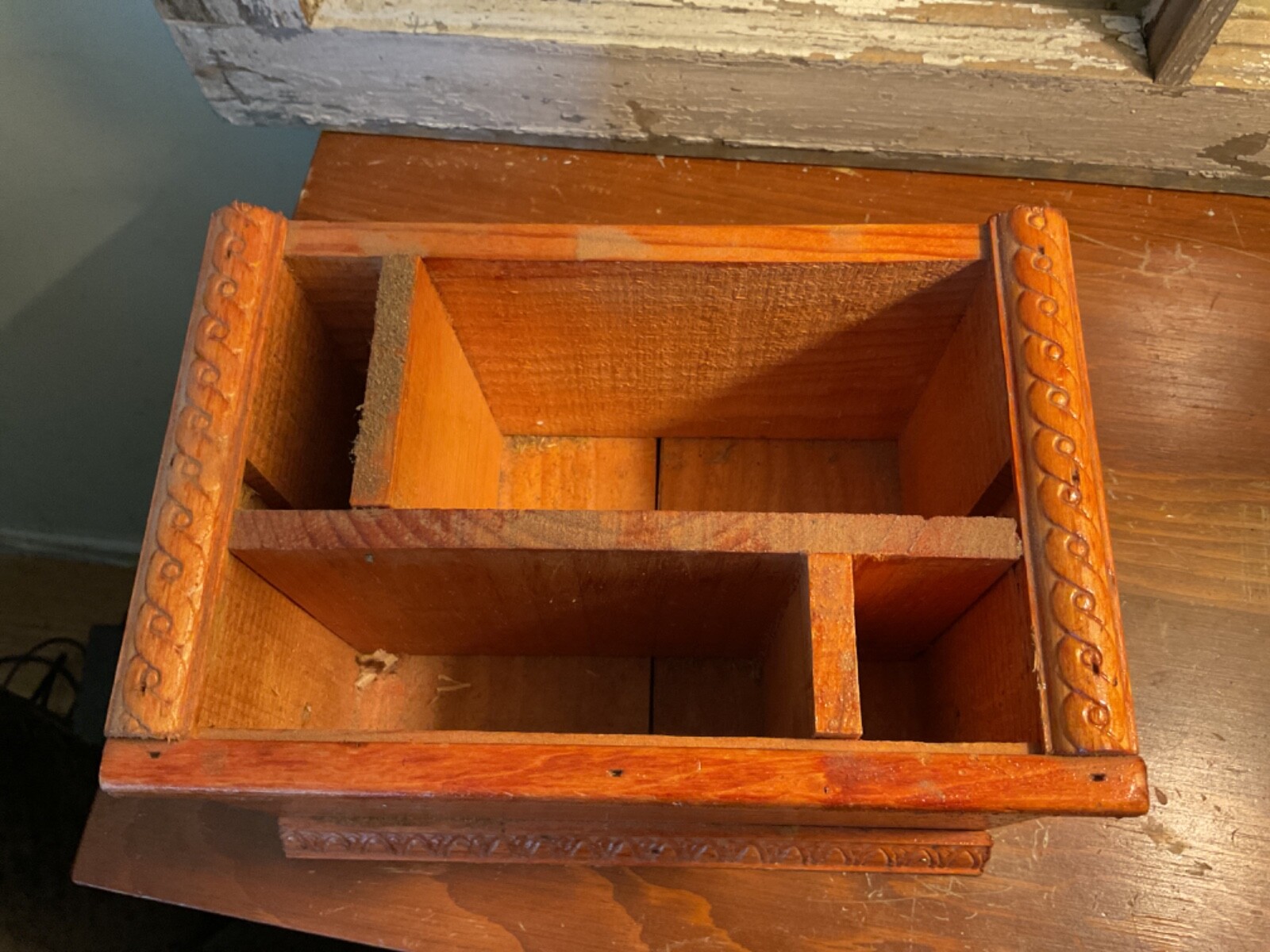 Homemade Desk Pencil Box Organizer