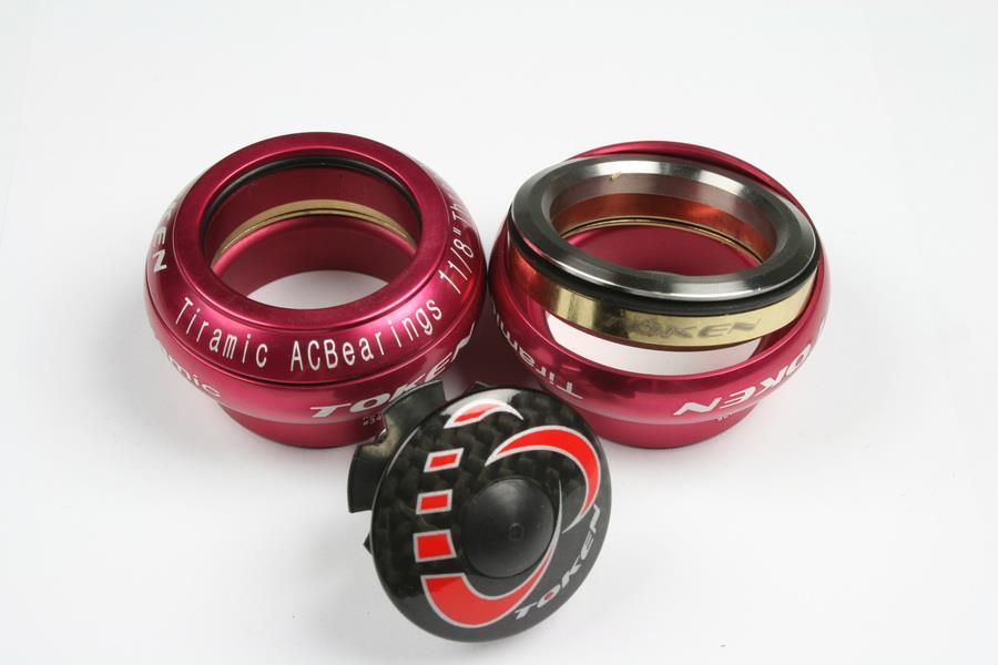 TOKEN TK116TBT Headset Tiramic Ceramic Bearings Red