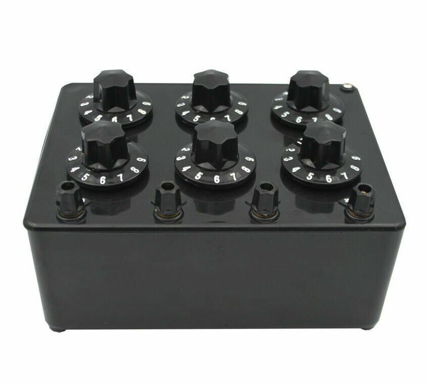 Rotary DC Resistance Box DC Bridges Decade Resistor Resistance Box 0~99.9999kΩ