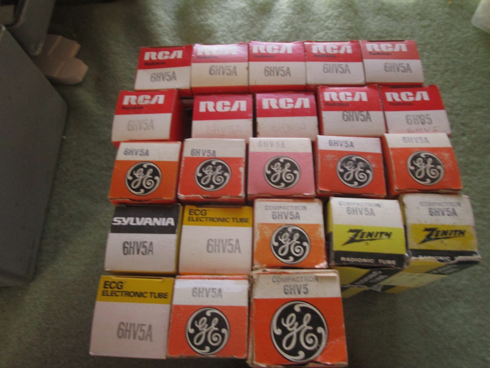(22) NOS NIB RCA & Other 6HV5  Ham Radio   Audio Tubes
