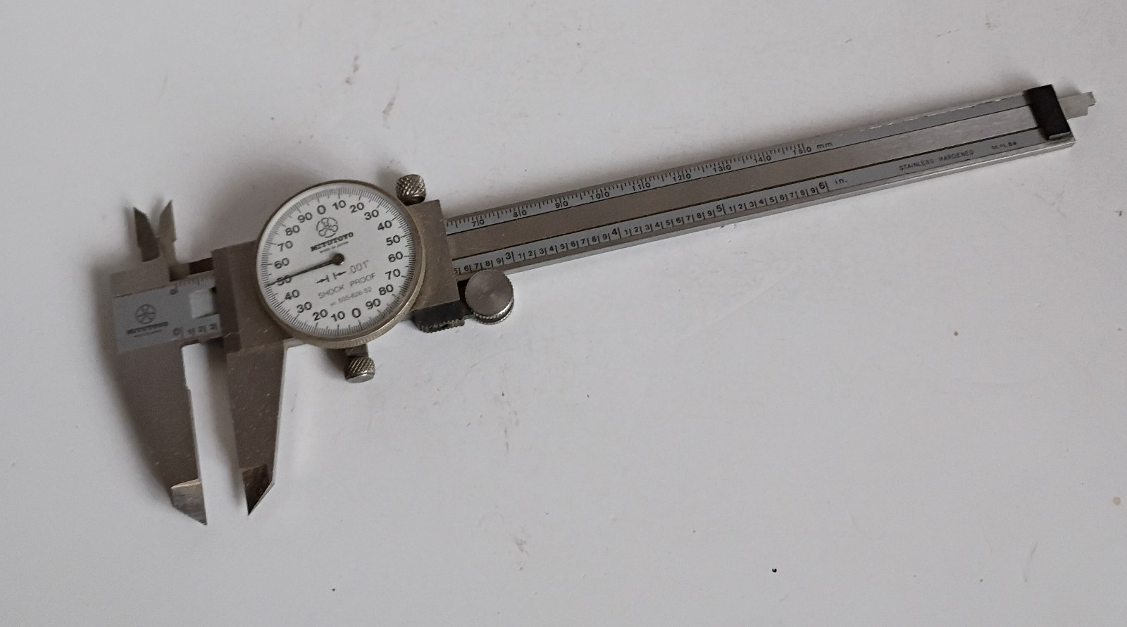 Mitutoyo Vernier Dial Type Caliper, 6"