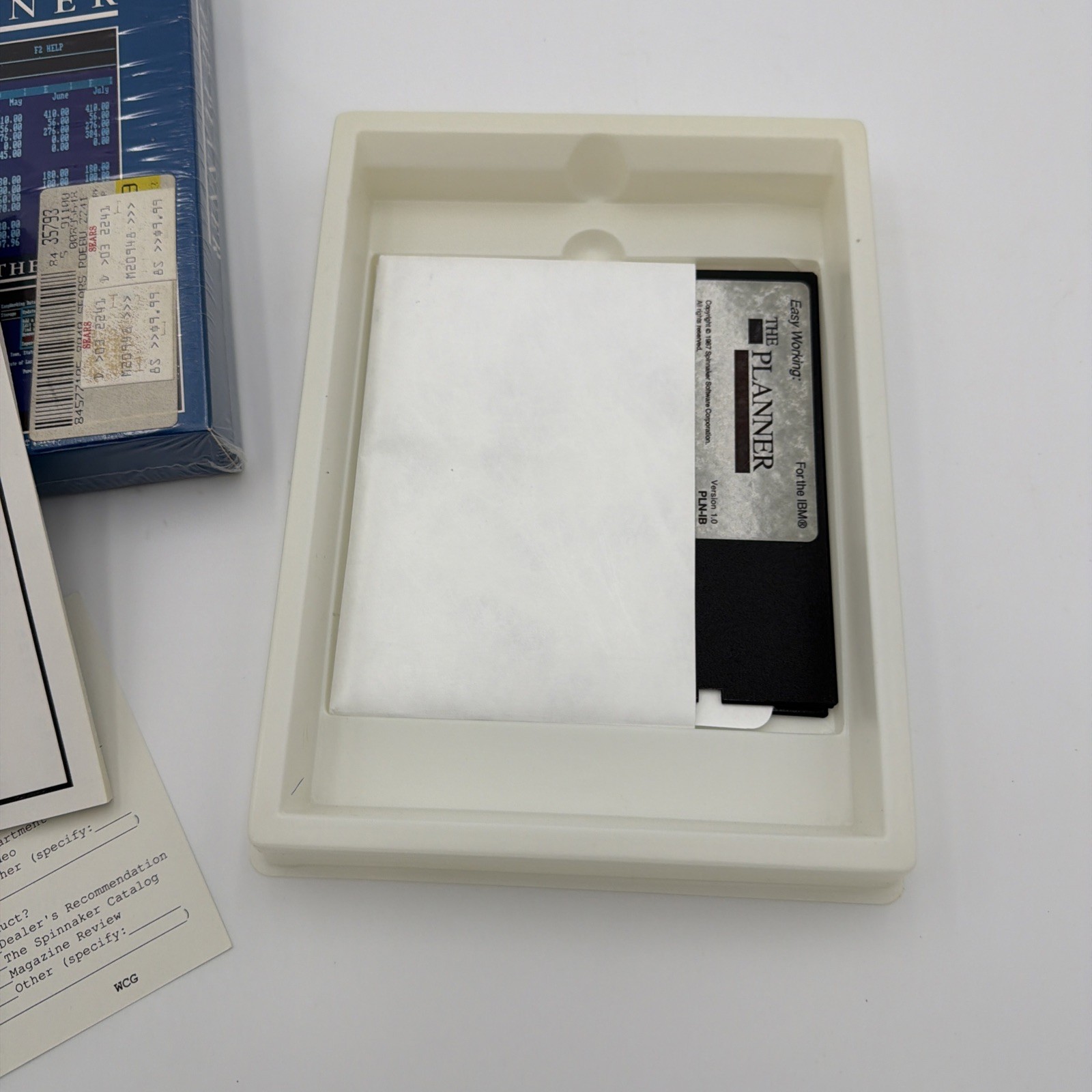 Easy Working The Planner Spinnaker IBM PC & Apple Complete Tested Working