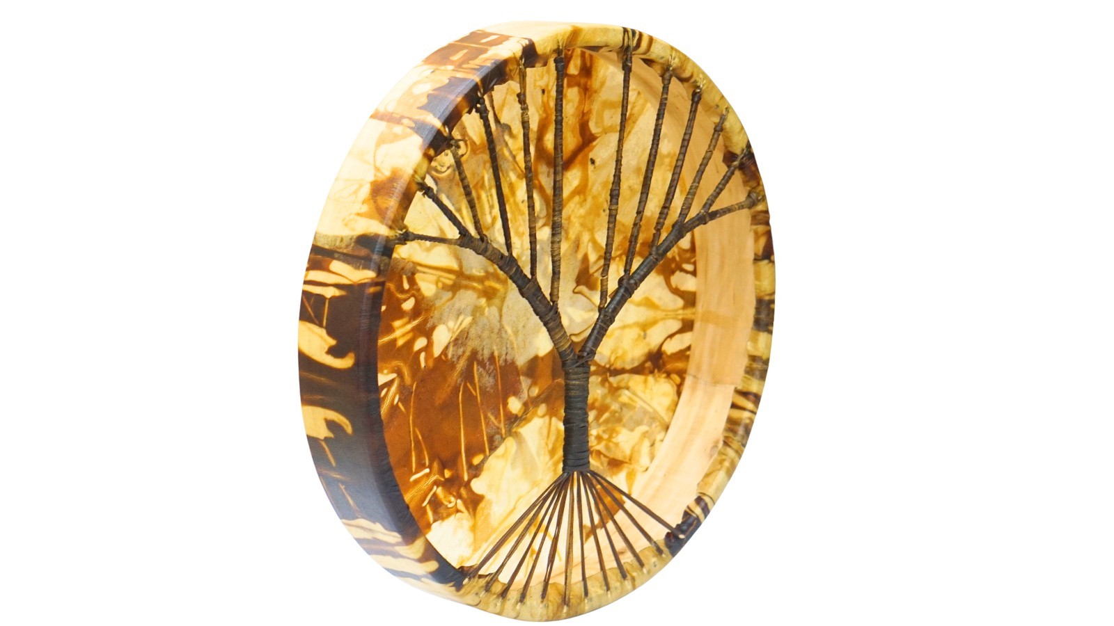 Shamanic Drum, Deer hide Frame Drum, Handmade