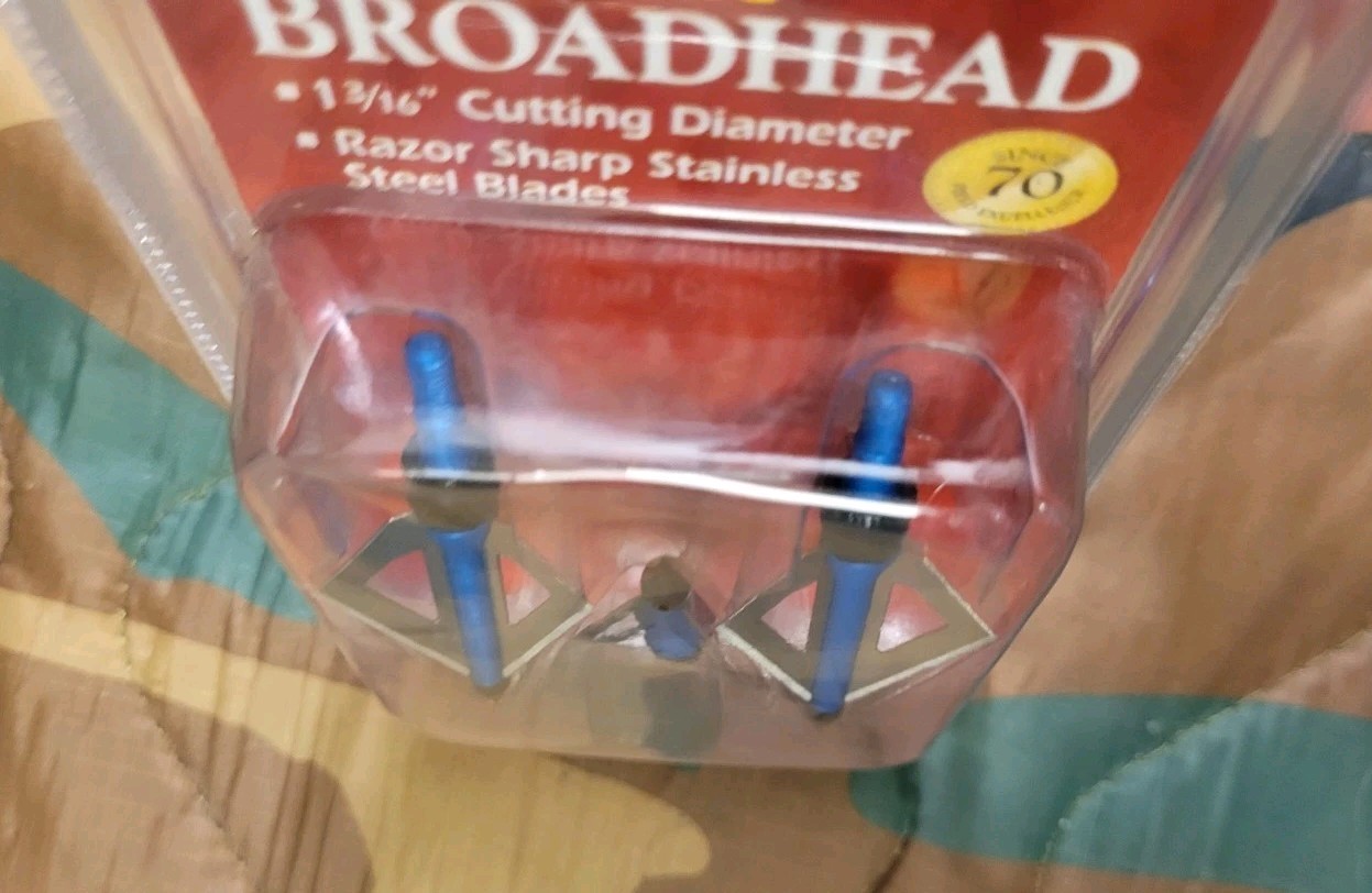 Allen Lightning Three Blade Broadhead 3 Pack, 2 Packs 100 Grain