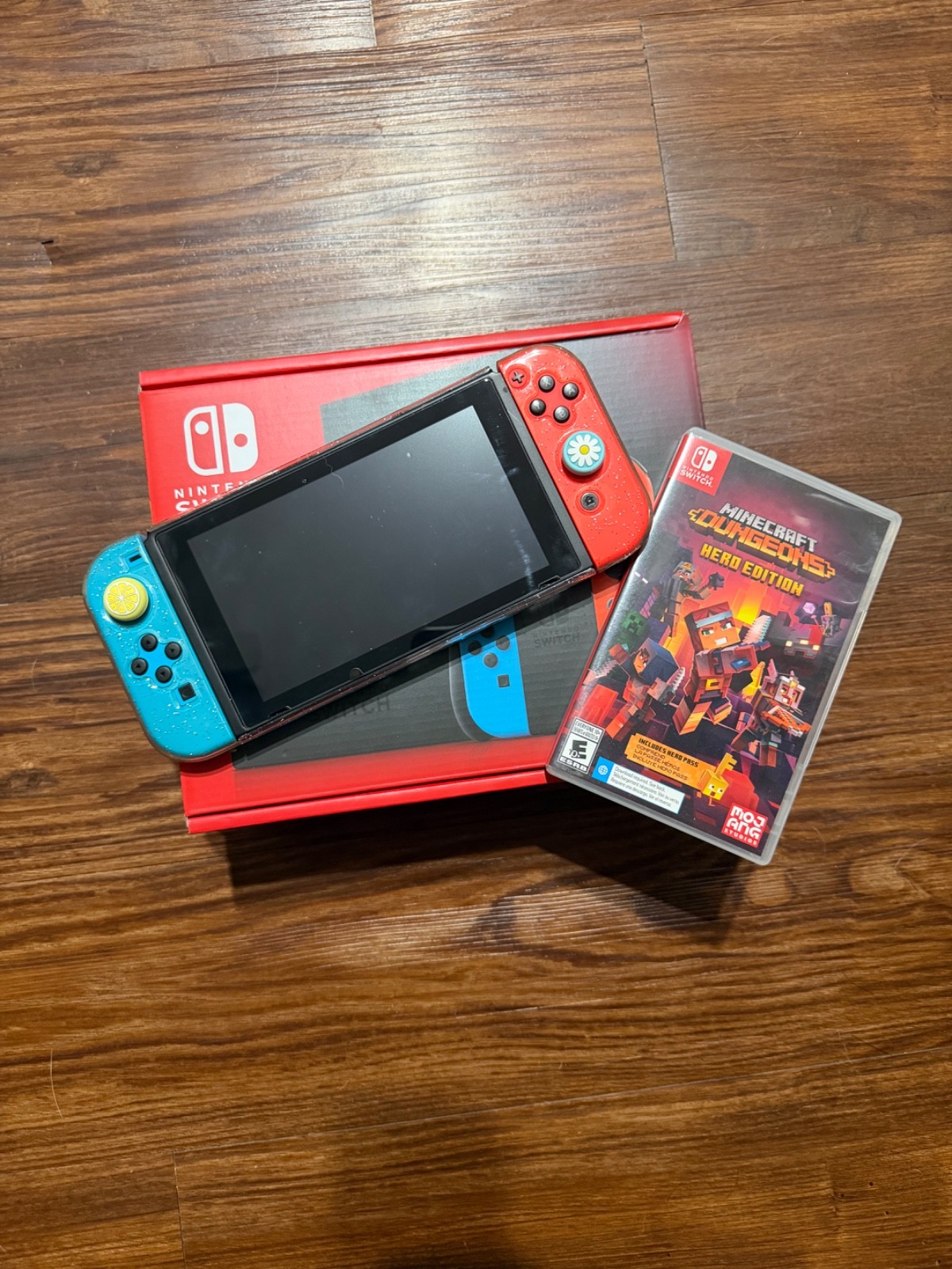 Nintendo Switch with Minecraft Dungeons