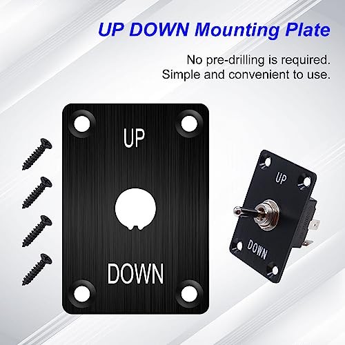 Momentary Reverse Polarity Switch 12V 30A Motor Control RV Jack Switch UP/DOWN