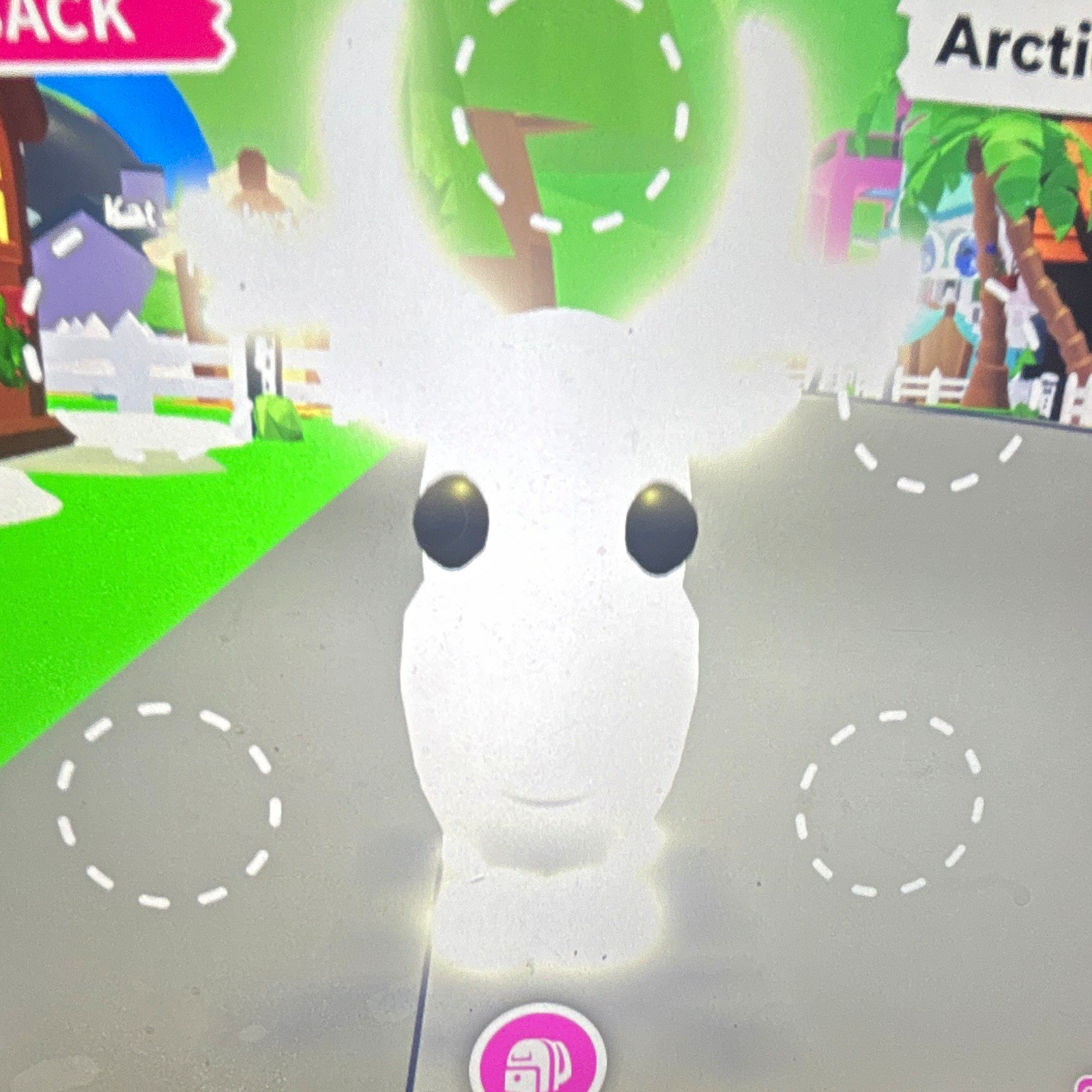 Arctic Crypto-Collectible Virtual Pet White Character Glow - CHECK DESCRIPTION