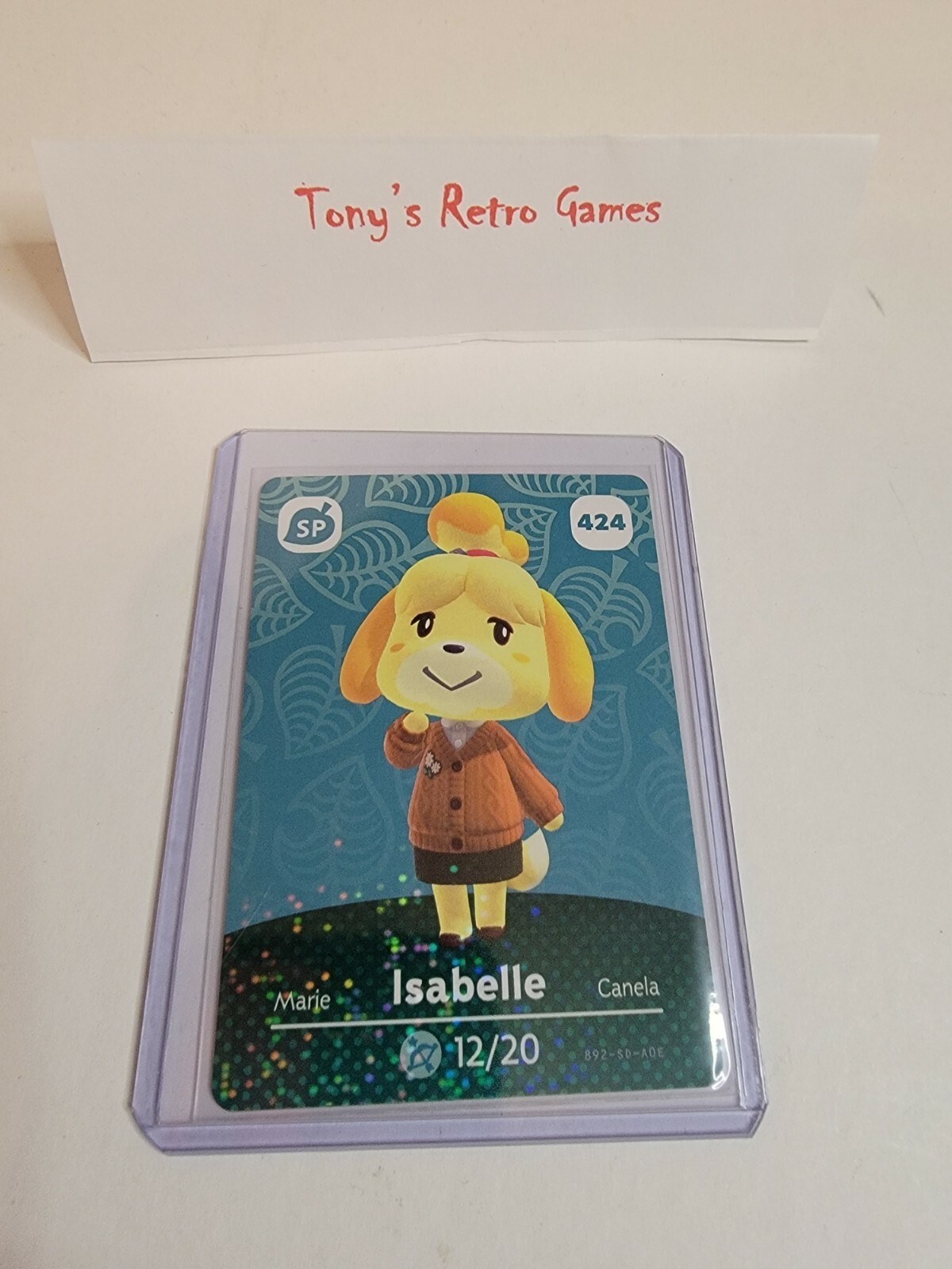 !SUPER SALE! ISABELLE # 424 Animal Crossing NINTENDO Amiibo Card SERIES 5 MINT!!