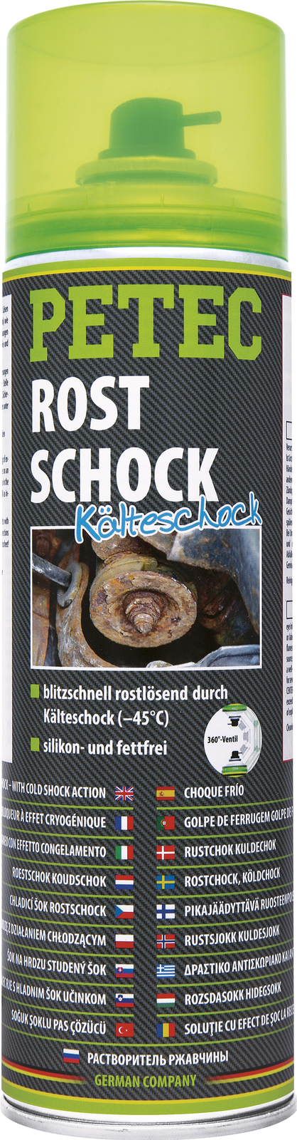 Petec Rust Shock Cold Shock Shock Spray 500ml