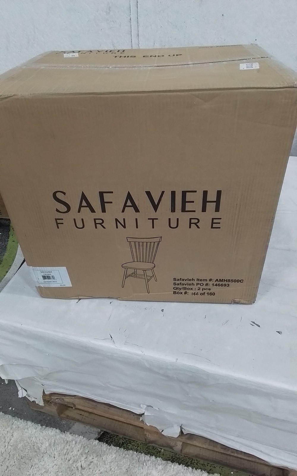 Safavieh PARKER SPINDEL SIDE CHAIR, Reduced Price 2172773773 AMH8500C