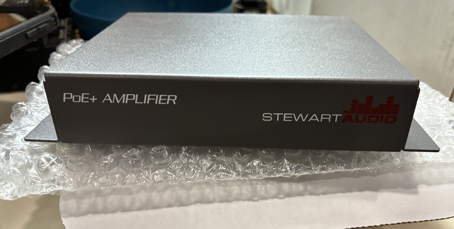 Stewart CVA16-1-CV Single Channel 16W Compact PoE+ Pro Audio Amplifier w/ Dante