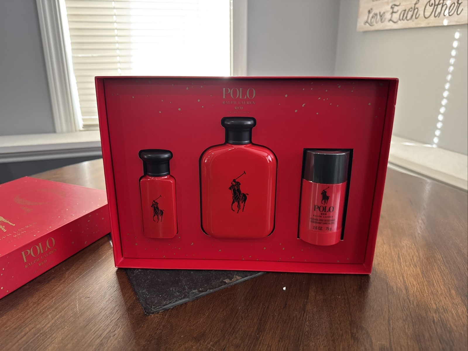 NEW Ralph Lauren Polo Red Cologne Winter Christmas Gift Set Fragrance For Men
