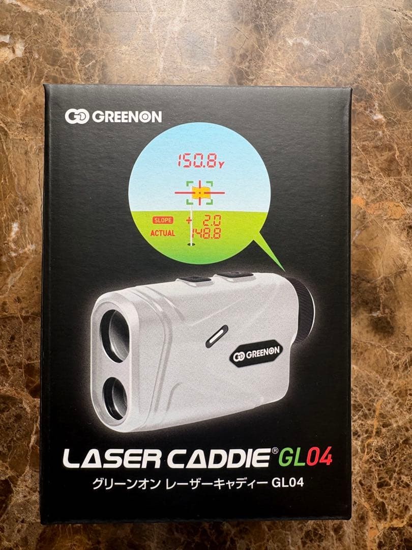 GREENON LASER CADDIE GL04 Golf Rangefinder with Slope Used Includes Case