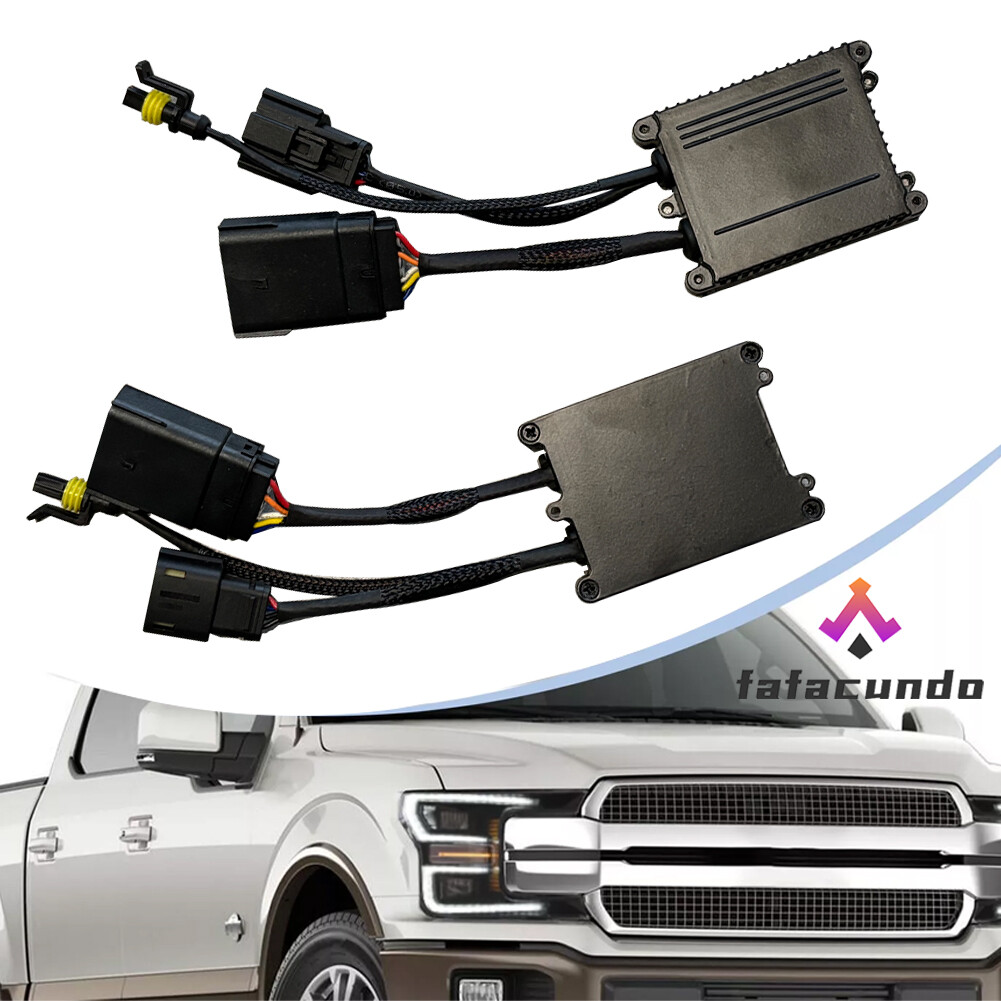 2Pcs LED Headlight Adapters Converter Kit For 2021-2024 Ford F-150
