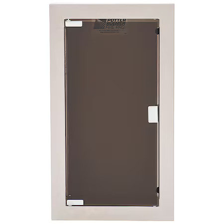 Buena 7162-A-19 Fire Extinguisher Cabinet, Semi Recessed, 26 3/4 In Height, 10