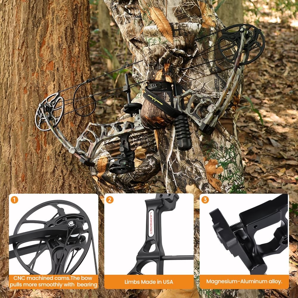 Pandarus Archery Ready To Hunt Lightweight Compound Bow Package For Adults And
