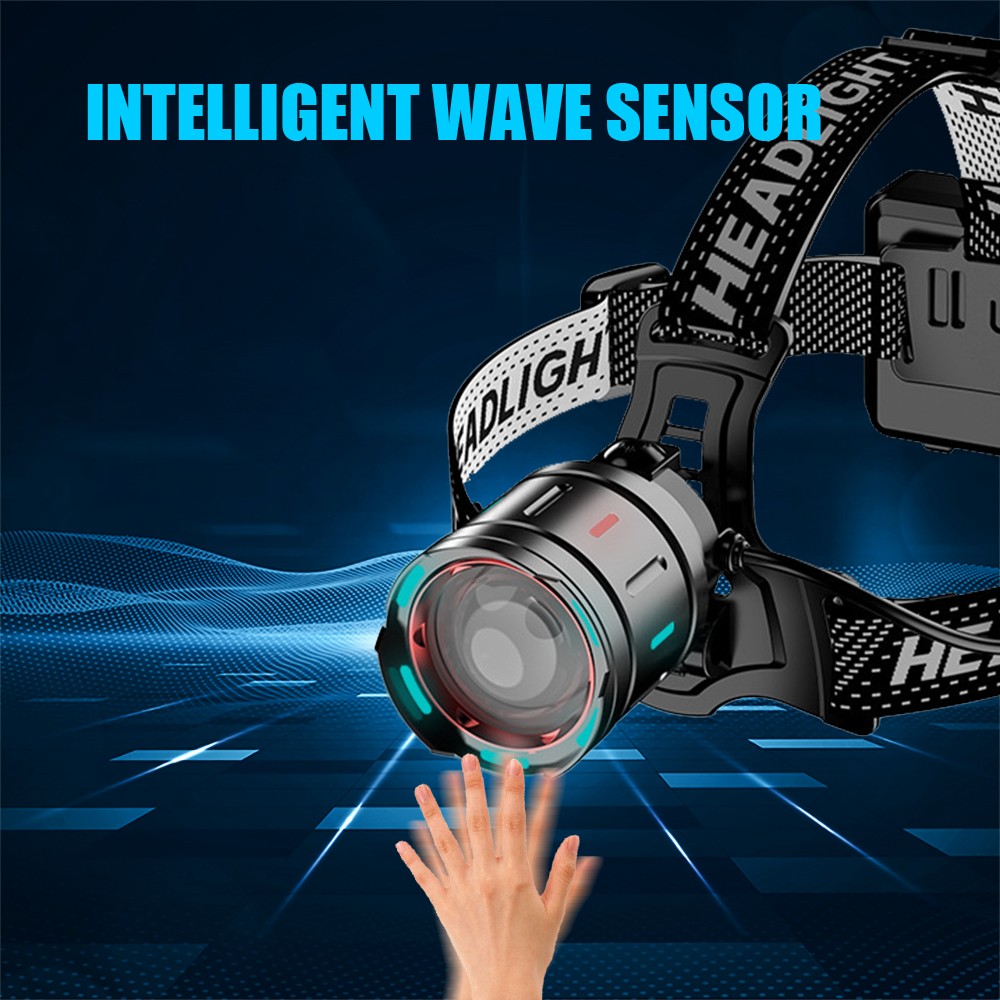 25000LM LED HEADLAMP Rechargeable Headlight Zoomable Head Torch Lamp Flashlight