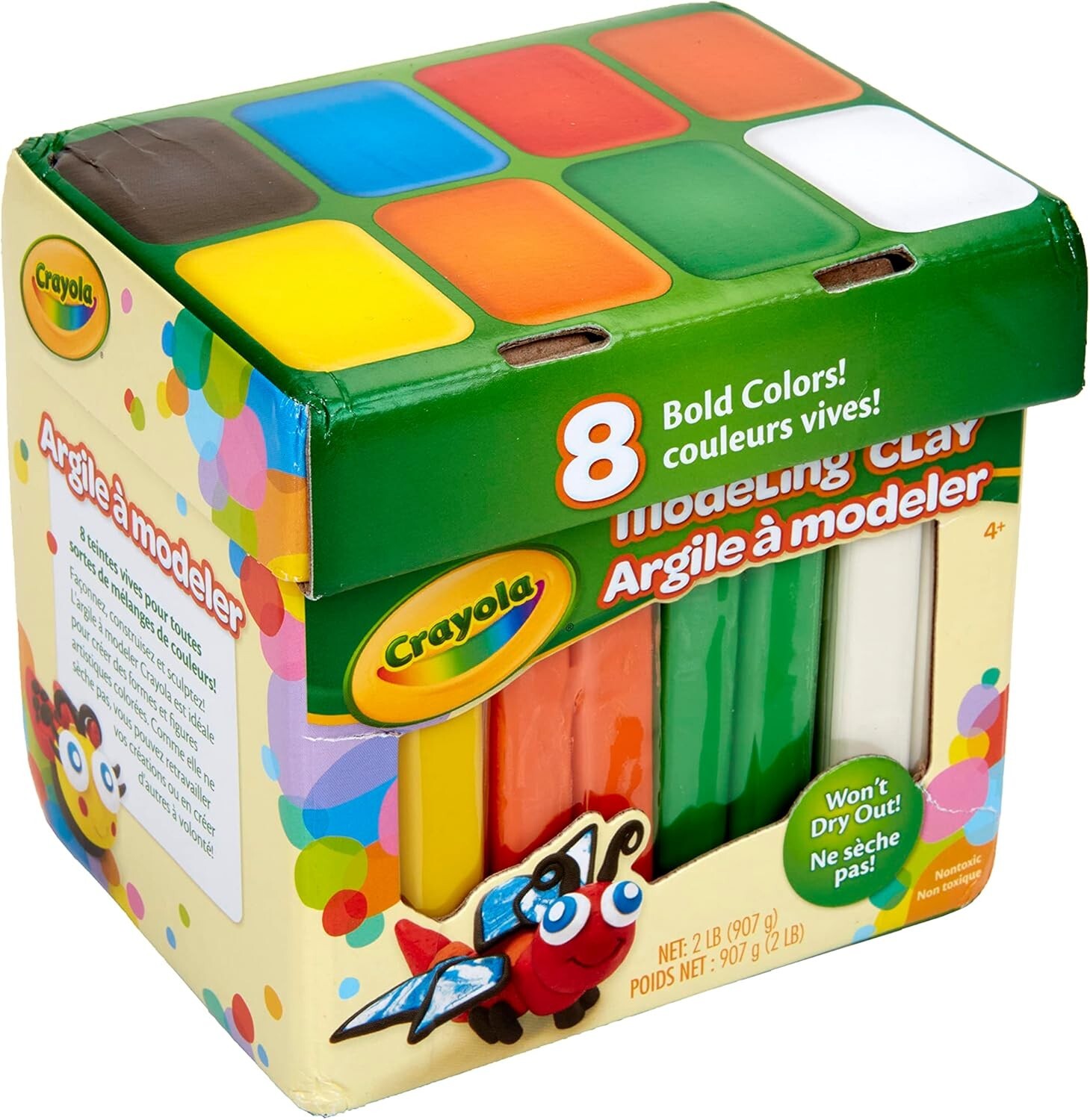 Ultimate 2lbs Modeling Clay Set - Non-Drying, Perfect for Kids 4 & Older