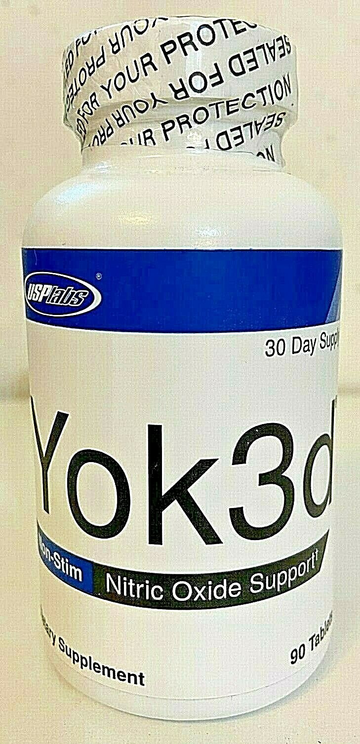 USP Labs Yok3d Yoked Nitric Oxide Pumps Insane Vascularity 90 Tablets New