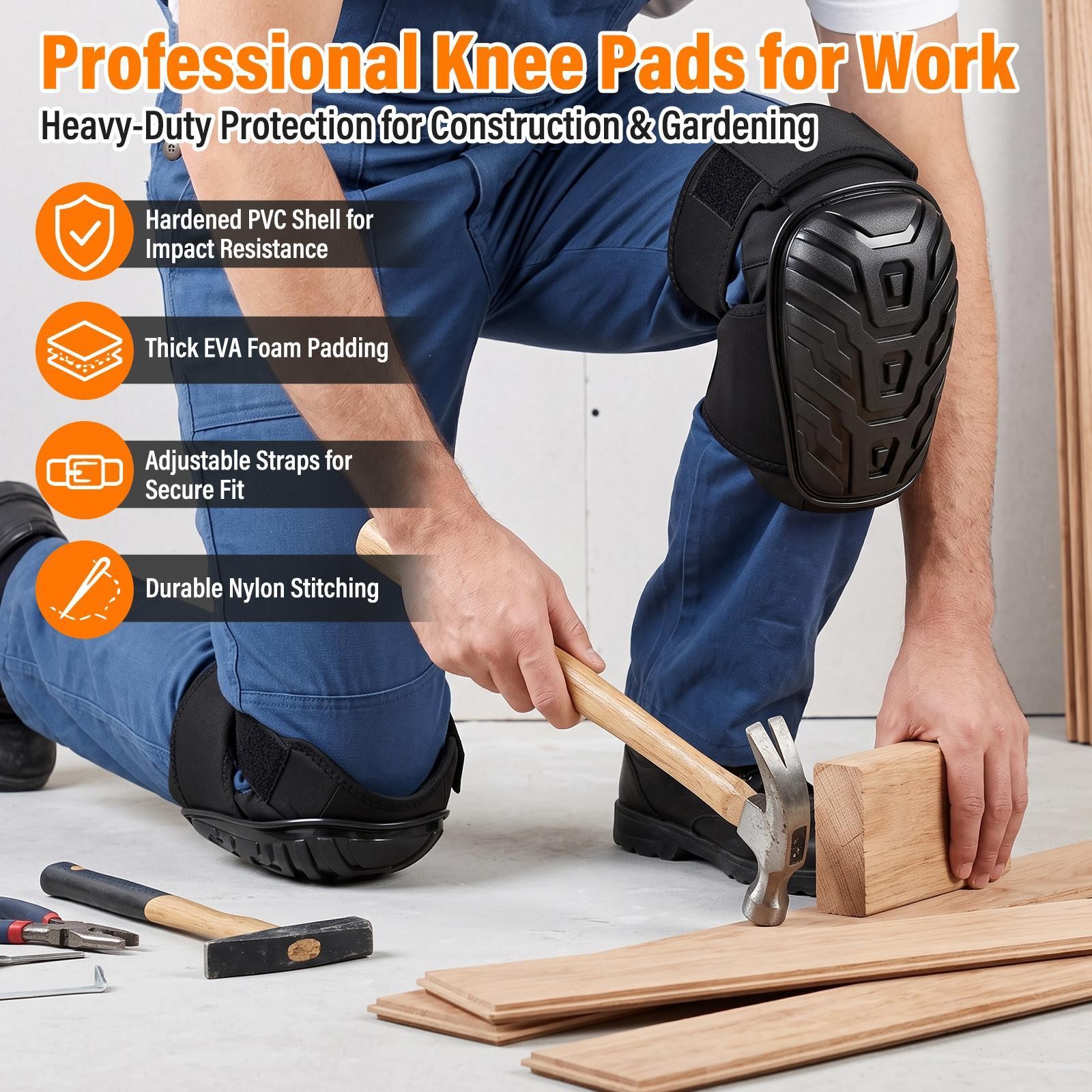 Professional Construction Foam Comfort Knee Pads