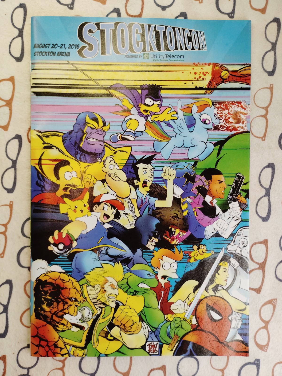 Stocktoncon 2016 Comic Convention Program Book Stockton CA