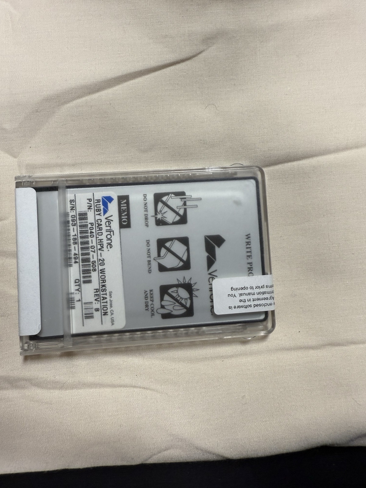 Verifone Ruby Card For HPV-20 Workstation