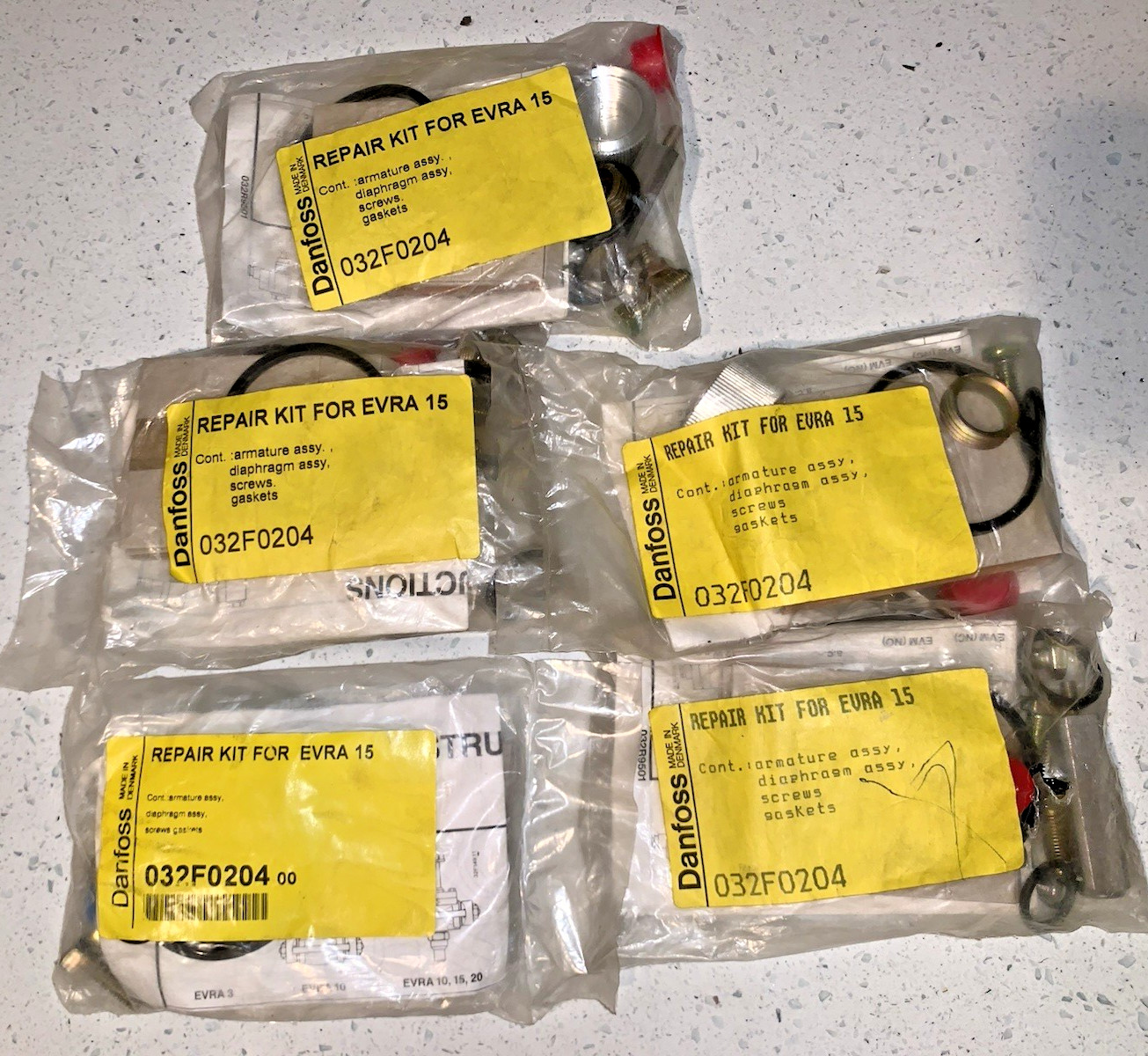 Danfoss 032F0204 Repair Kit For EVRA 15 *BRAND NEW*