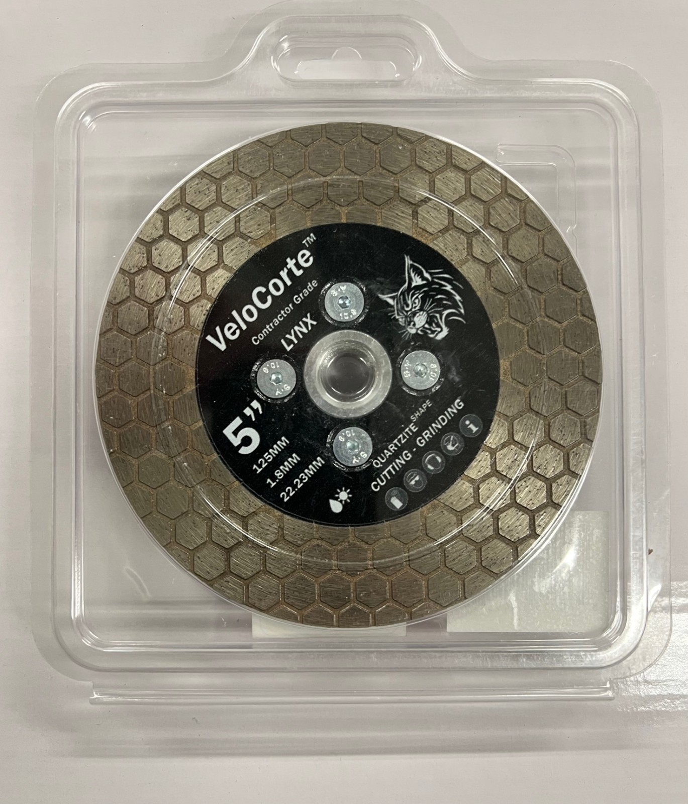 VeloCorte Quartzite Shape 5.0" HoneComb style grinding/cutting wheel