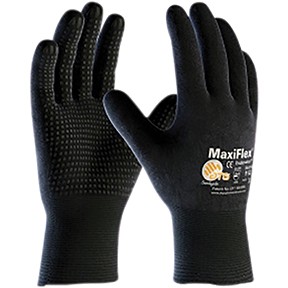 GLOVE NITRILE COATED BLACK NYLON SHELL DOTTED PIP-34-8745-XL 11