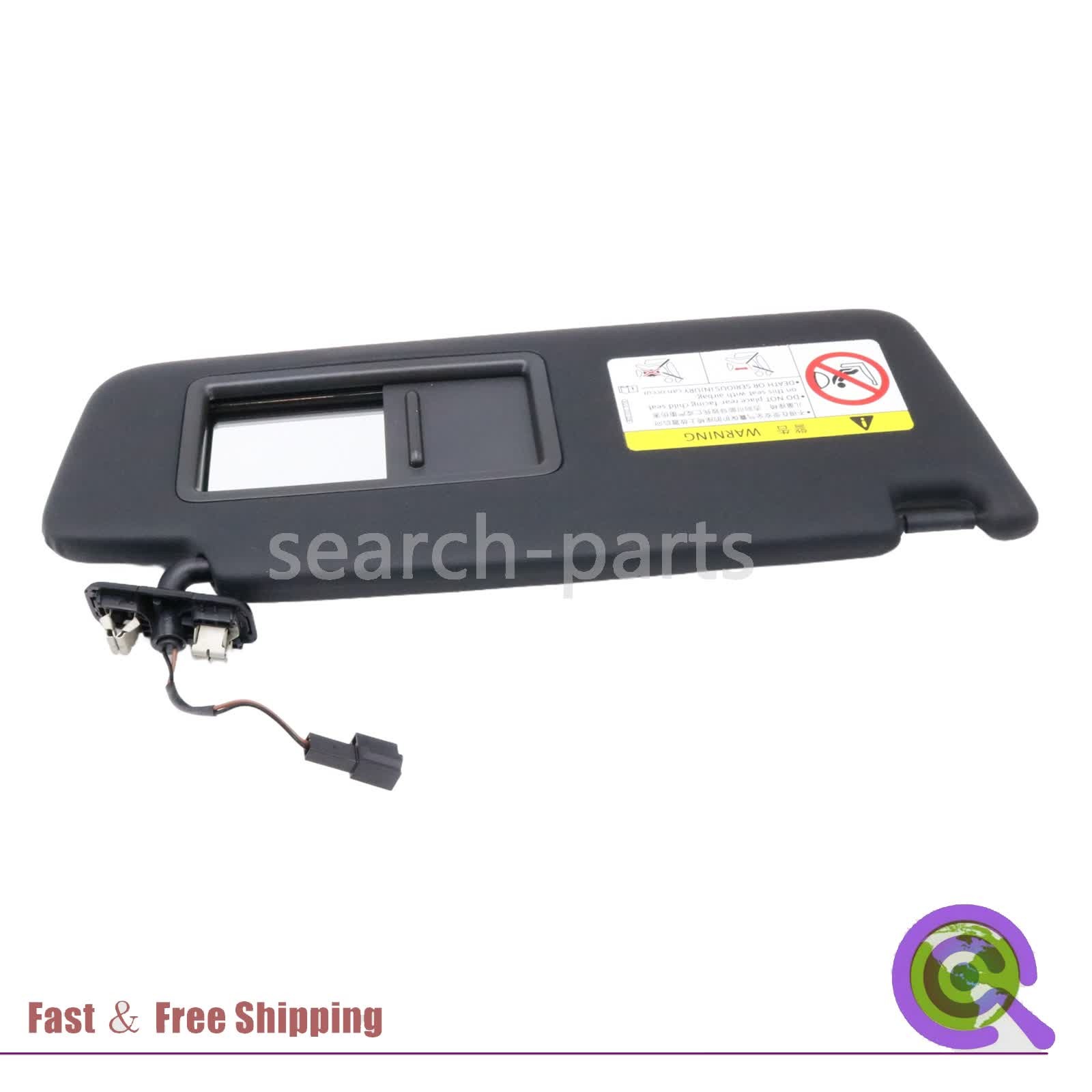 Passenger Side Sun Visor Replacement for Porsche Macan 2.0L and 2.9L Versions