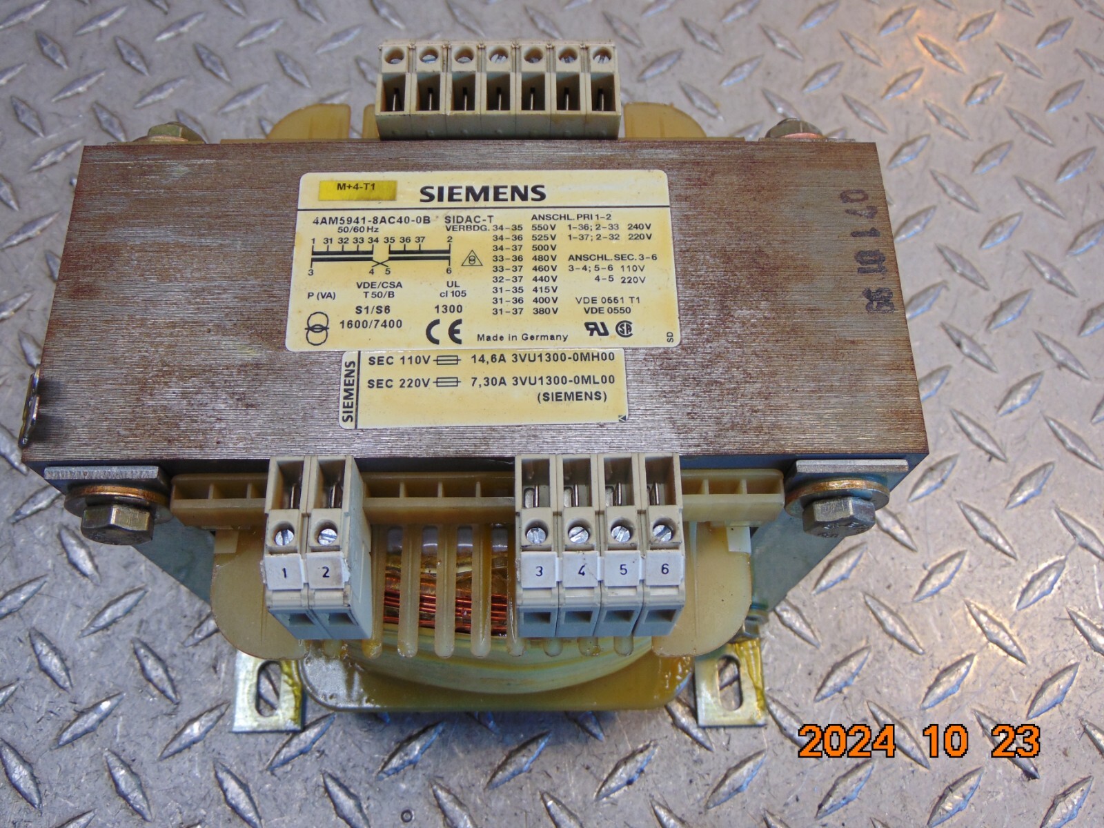 Siemens 4AM5941-8AC40-0B SIDAC-T Transformer